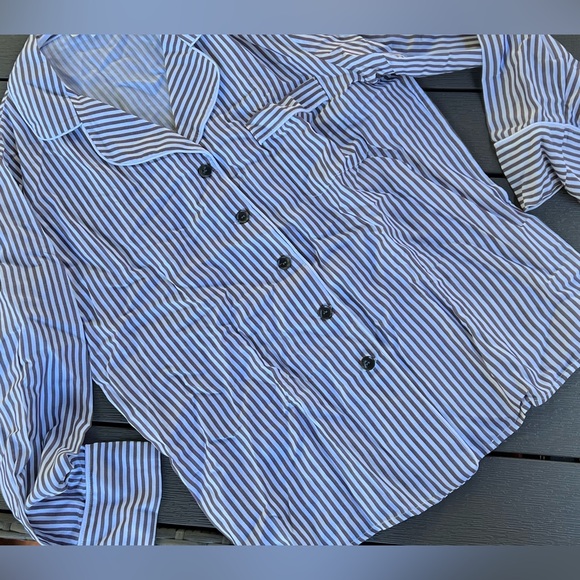 Ettitude Sateen Long Sleeve PJ Shirt and PJ Pants in Charcoal Grey THIS IS A SET - Picture 4 of 8